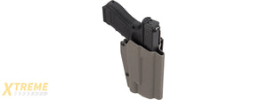 Lancer Tactical Light Bearing Hard Shell Holster for Glock 17 [Large] (FOLIAGE)