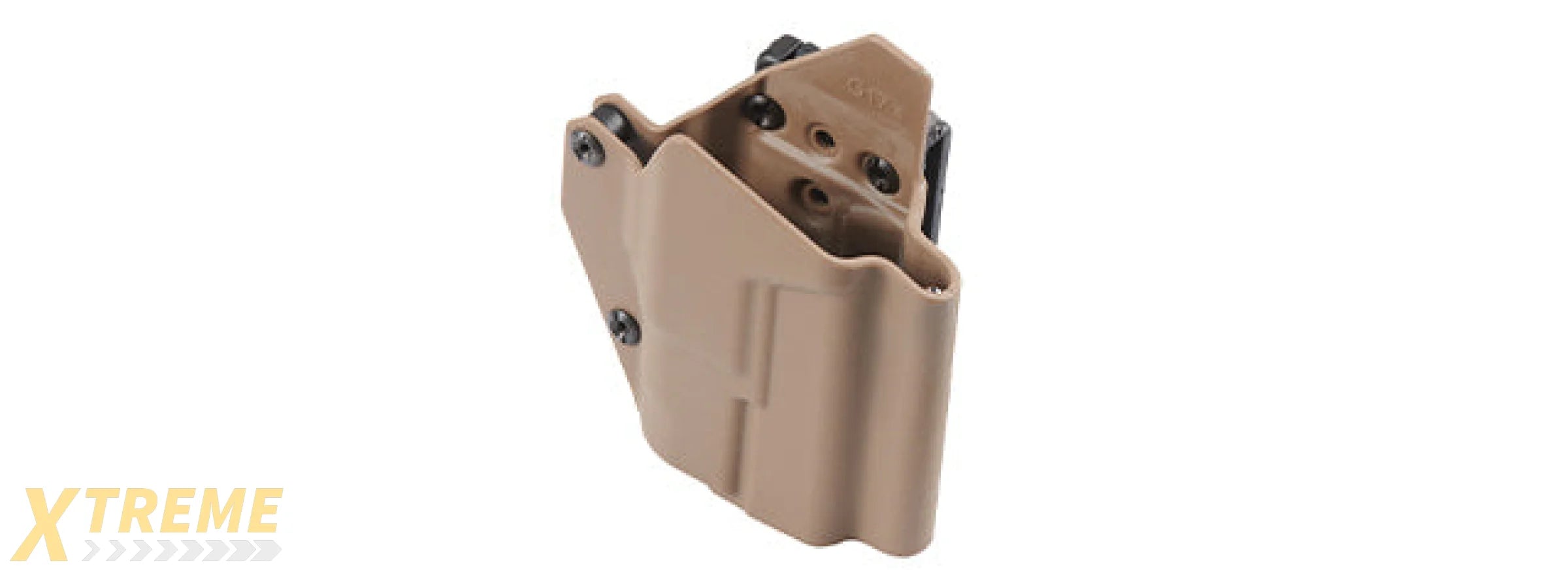 Lancer Tactical Light Bearing Hard Shell Holster for Glock 17 (Tan)