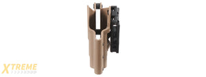 Lancer Tactical Light Bearing Hard Shell Holster for Glock 17 (Tan)