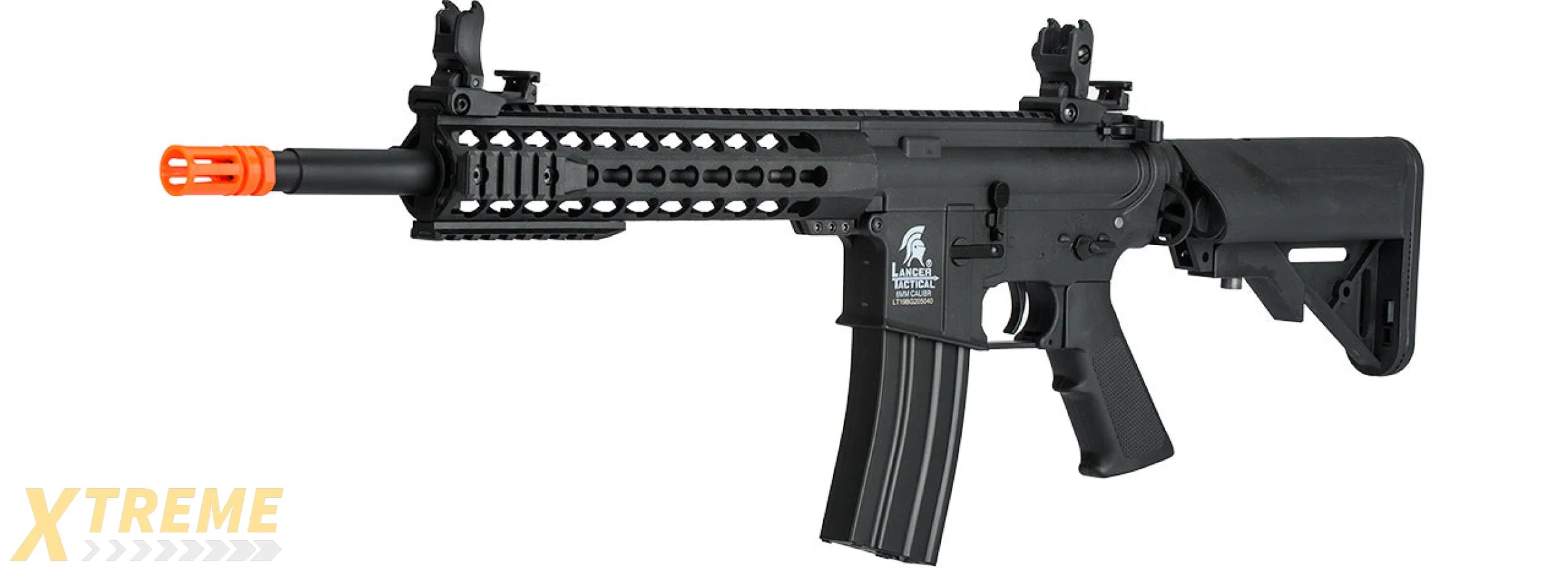 Lancer Tactical Low FPS Gen 2 10 Keymod M4 Carbine Airsoft AEG Rifle (Color: Black)