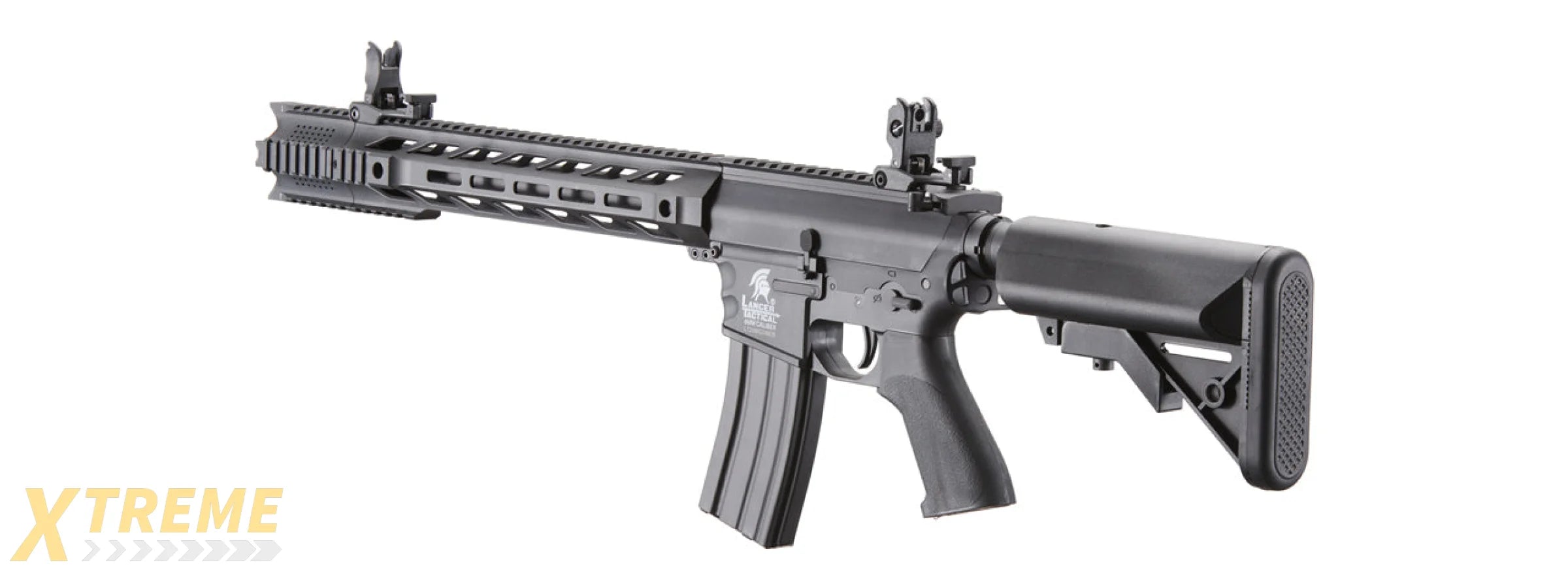 Lancer Tactical Low FPS Gen 2 M4 SPR Interceptor Airsoft AEG Rifle (Color: Black)