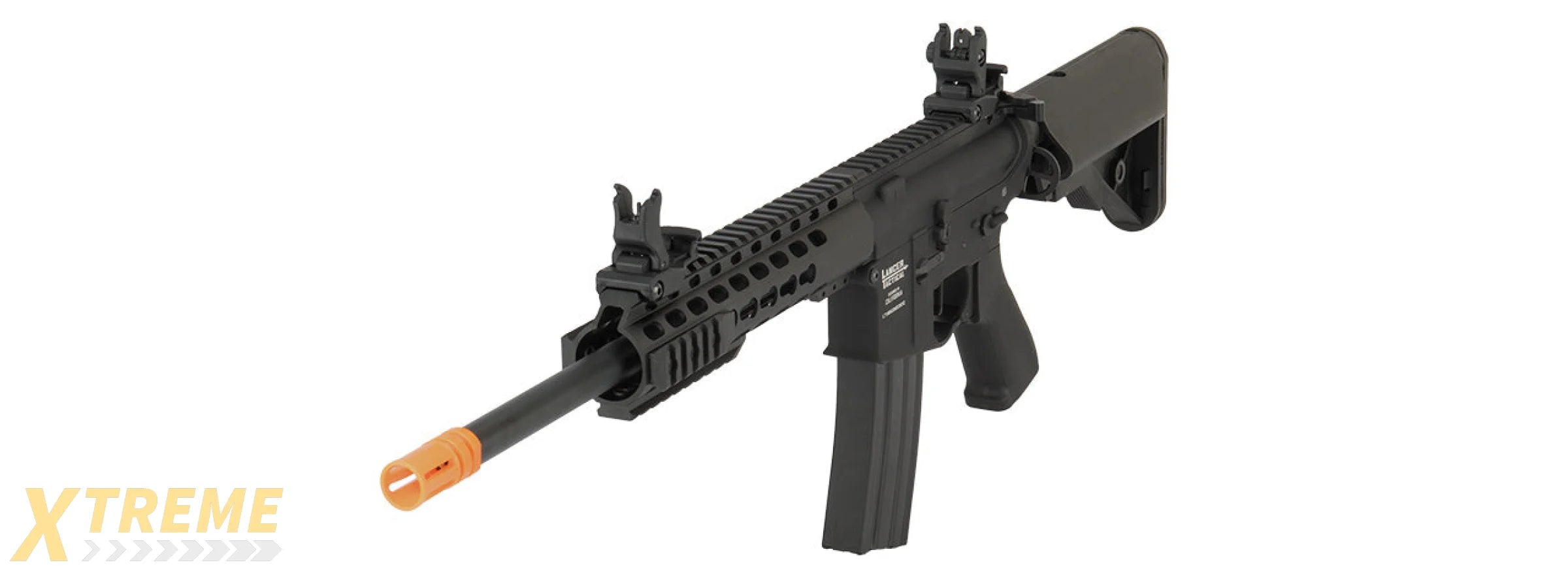 Lancer Tactical Low FPS Proline 10" Keymod M4 Carbine Airsoft AEG Rifle (Color: Black)