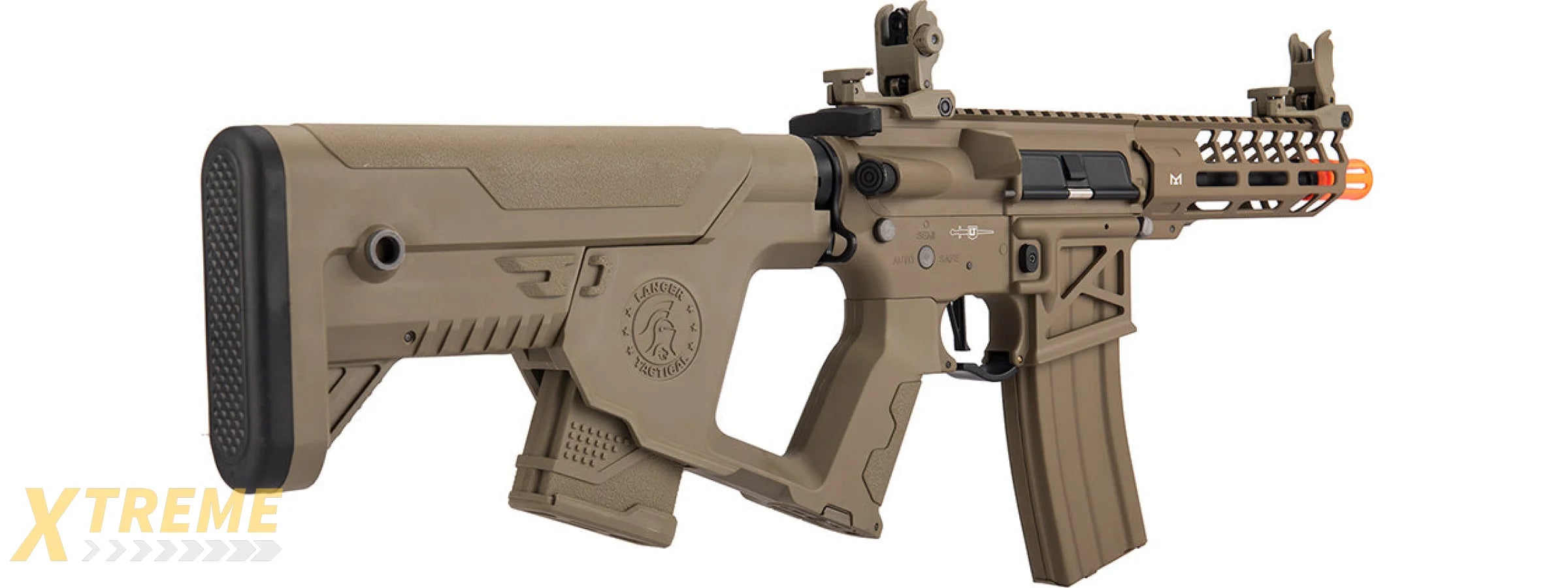 Lancer Tactical Low FPS ProLine Enforcer Needletail Skeleton Airsoft AEG Rifle (Color: Tan)