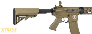 Lancer Tactical Low FPS Proline Gen 2 7 M4 Carbine Airsoft AEG Rifle with Mock Suppressor (Color: Tan)