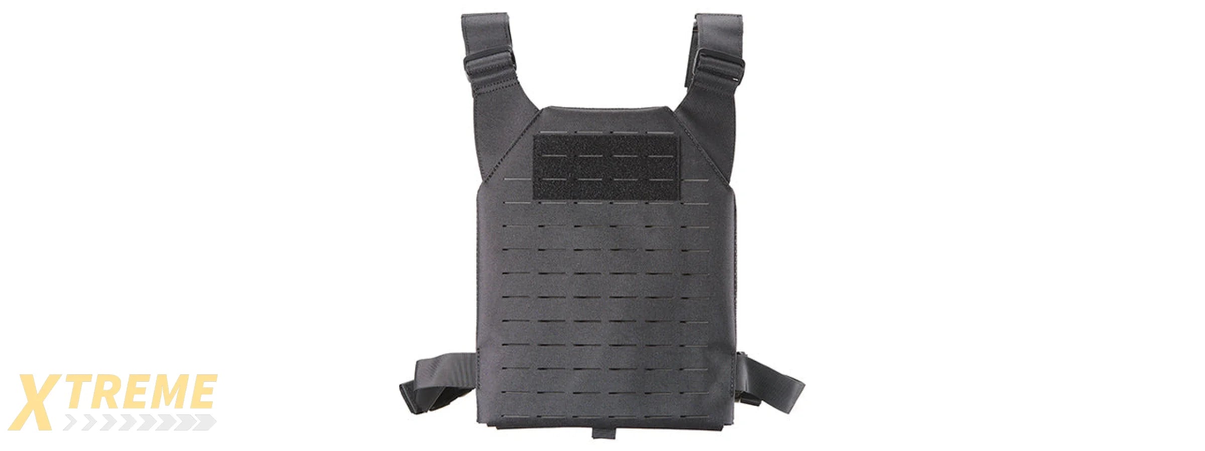 Lancer Tactical Low Profile Laser Cut MOLLE Plate Carrier - (Black)