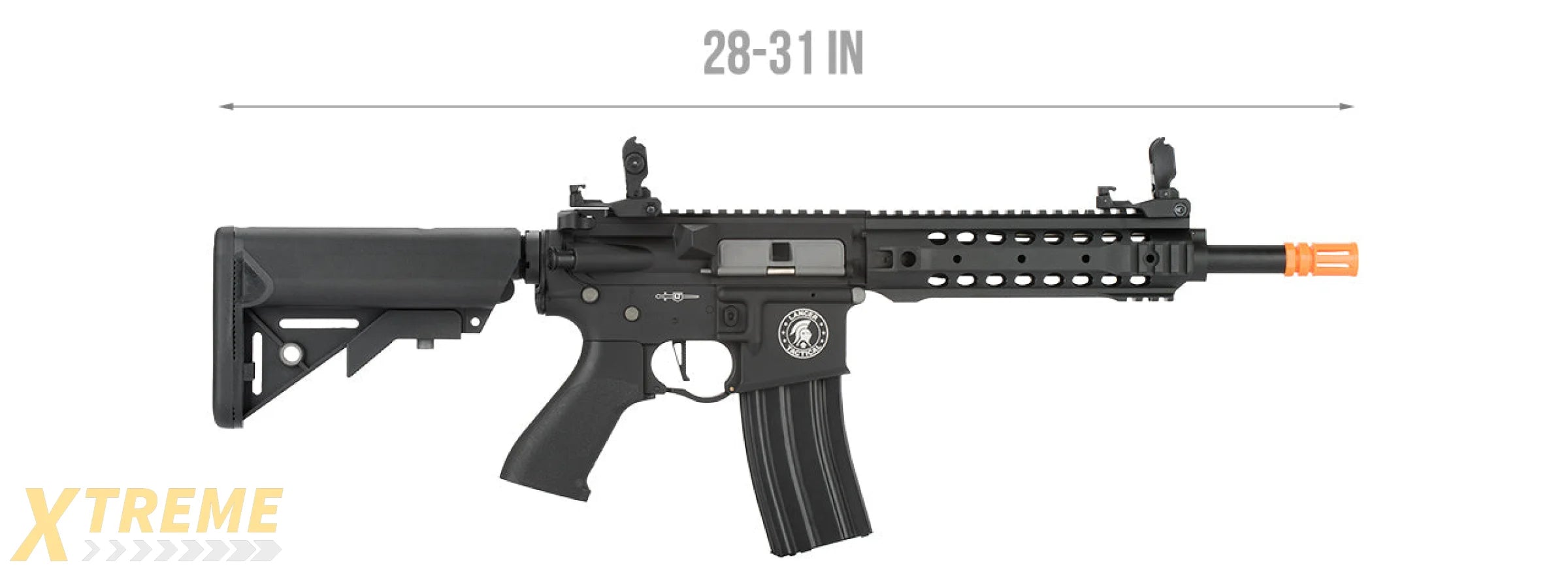 Lancer Tactical LT-24 M4 CQB ProLine AEG LOW FPS] (BLACK)