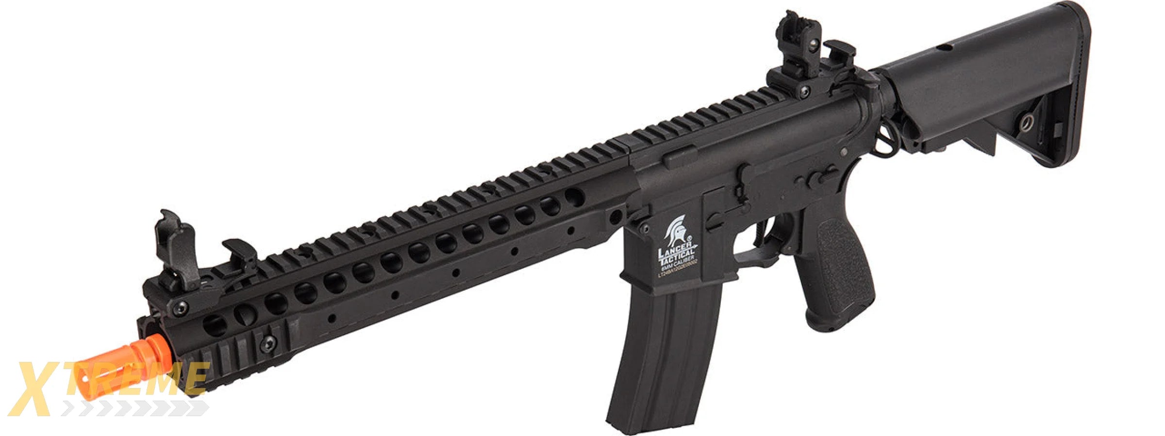 Lancer Tactical LT-24BA12-G2-E Hybrid M4 Carbine AEG Airsoft Rifle (Black)