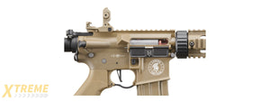 Lancer Tactical M4 SD 7 ProLine AEG with Mock Suppressor (Tan)