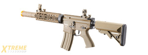 Lancer Tactical M4 SD 7 ProLine AEG with Mock Suppressor (Tan)