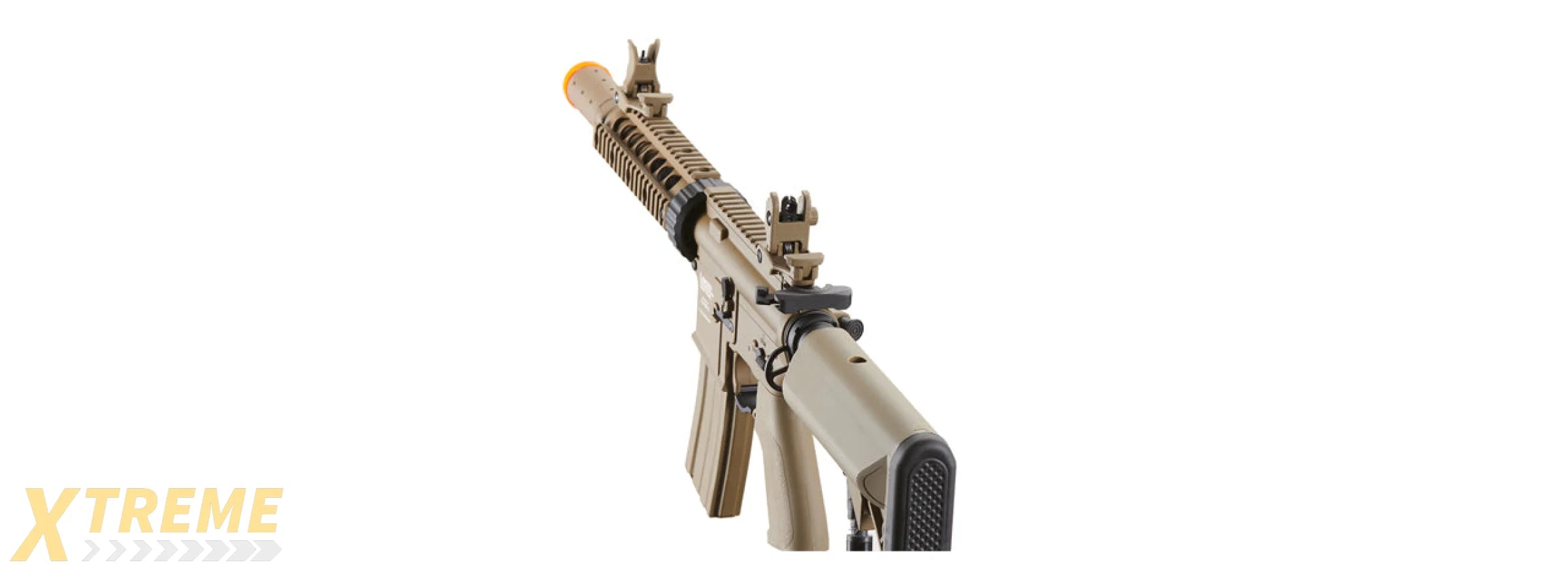 Lancer Tactical M4 SD 7 ProLine AEG with Mock Suppressor (Tan)