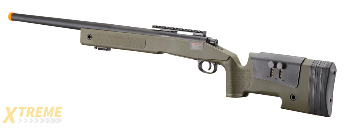 Lancer Tactical M40A3 Bolt Action Sniper Rifle (Color: Tan)