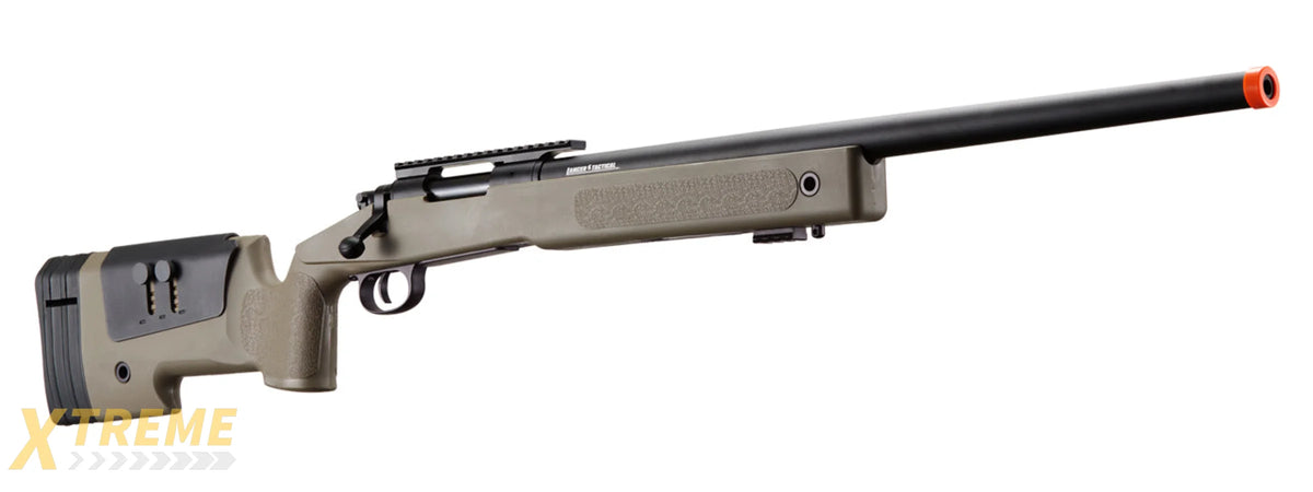 Lancer Tactical M40A3 Bolt Action Sniper Rifle (Color: Tan)