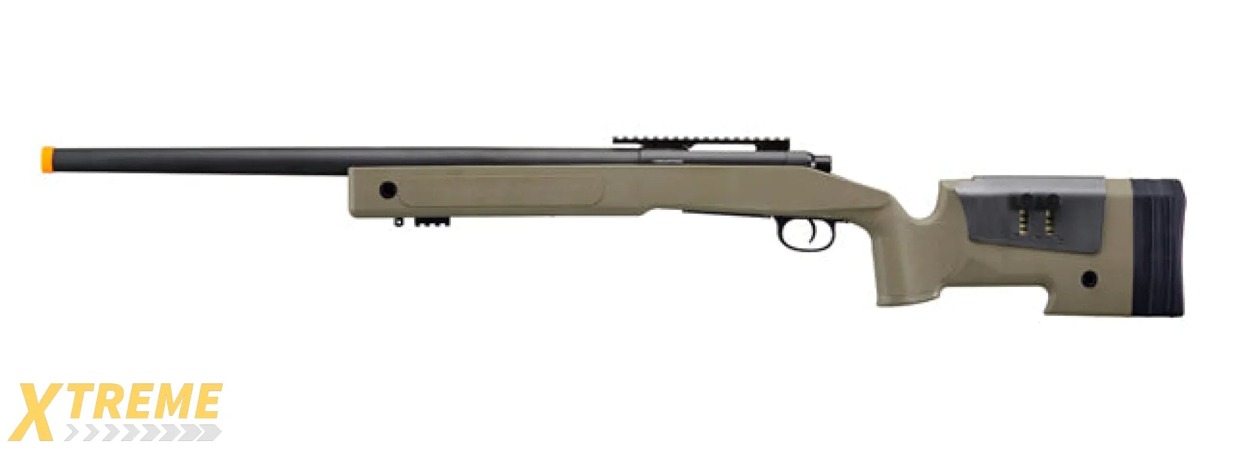 Lancer Tactical M40A3 Bolt Action Sniper Rifle (Color: Tan)