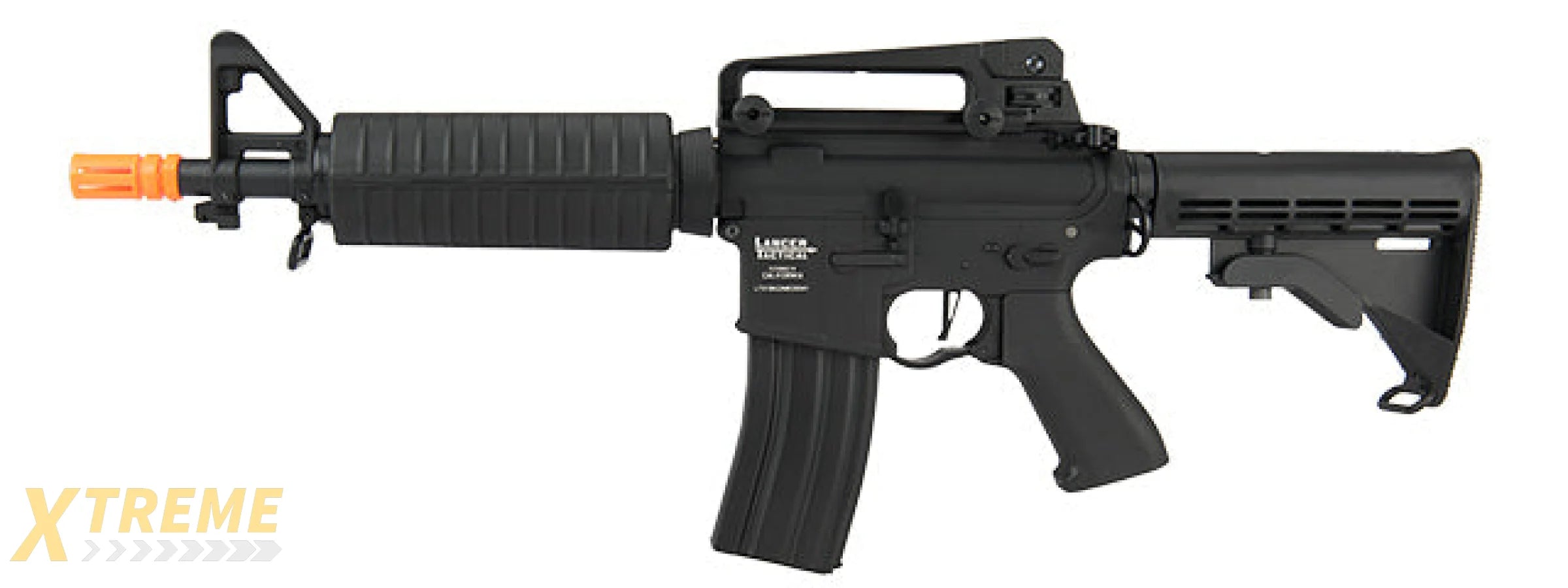 LANCER TACTICAL M933 COMMANDO PROLINE SERIES AIRSOFT AEG LOW FPS] (BLACK)