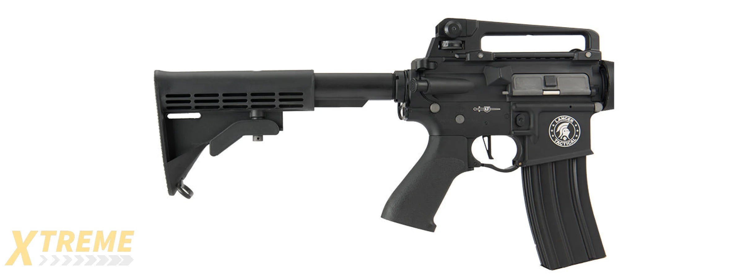 LANCER TACTICAL M933 COMMANDO PROLINE SERIES AIRSOFT AEG LOW FPS] (BLACK)