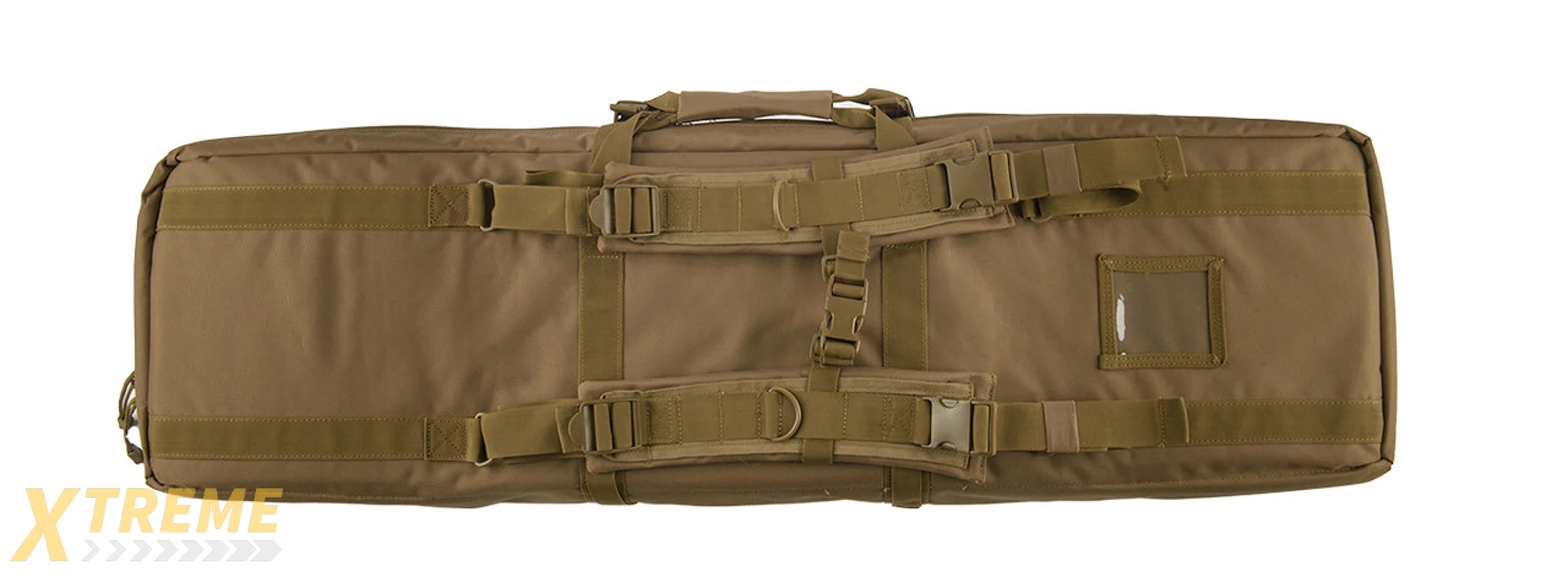 LANCER TACTICAL MOLLE 42" DOUBLE GUN BAG (KHAKI)
