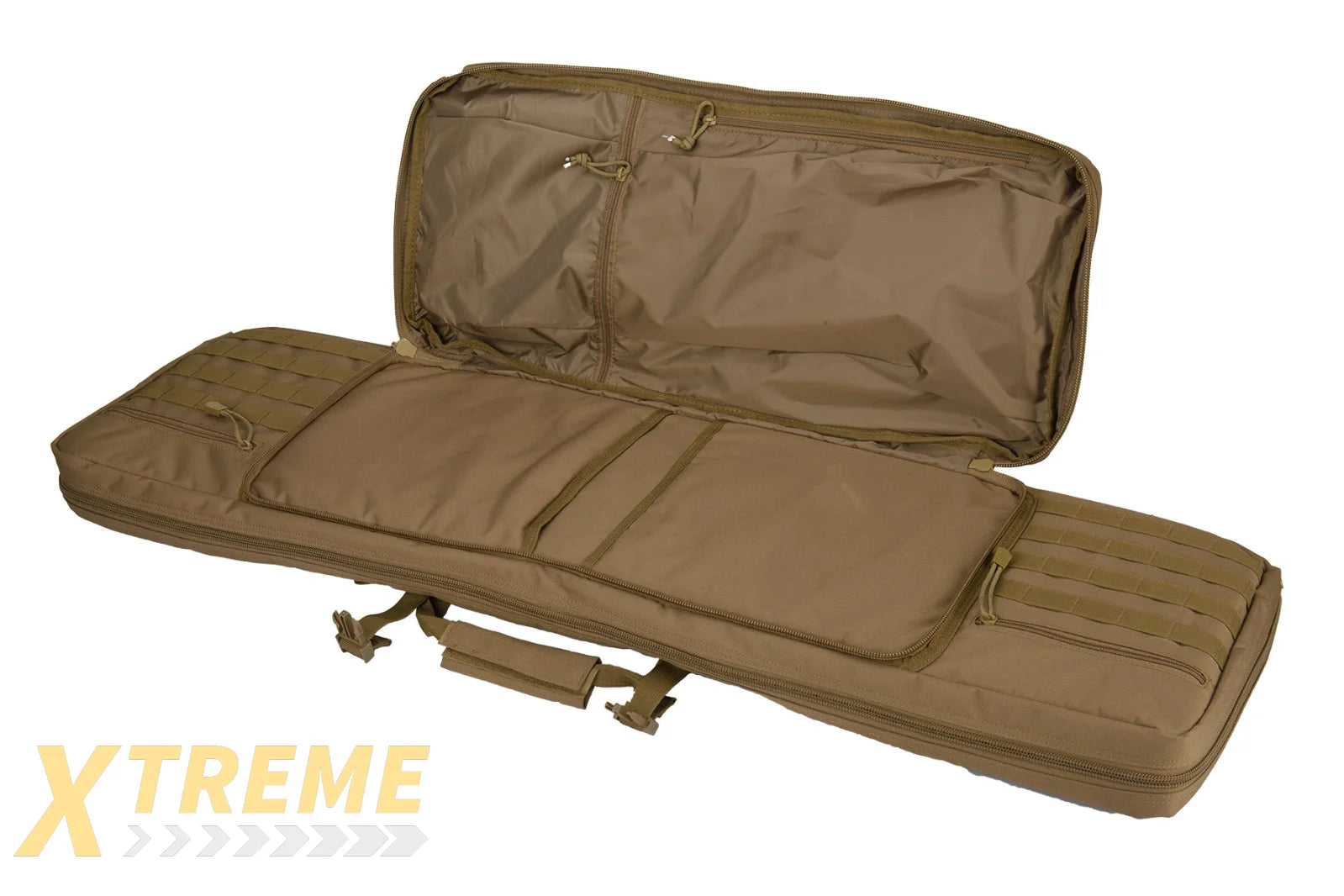 LANCER TACTICAL MOLLE 42" DOUBLE GUN BAG (KHAKI)