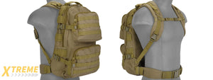 Lancer Tactical CA-355T Multi-Purpose Backpack, Dark Earth