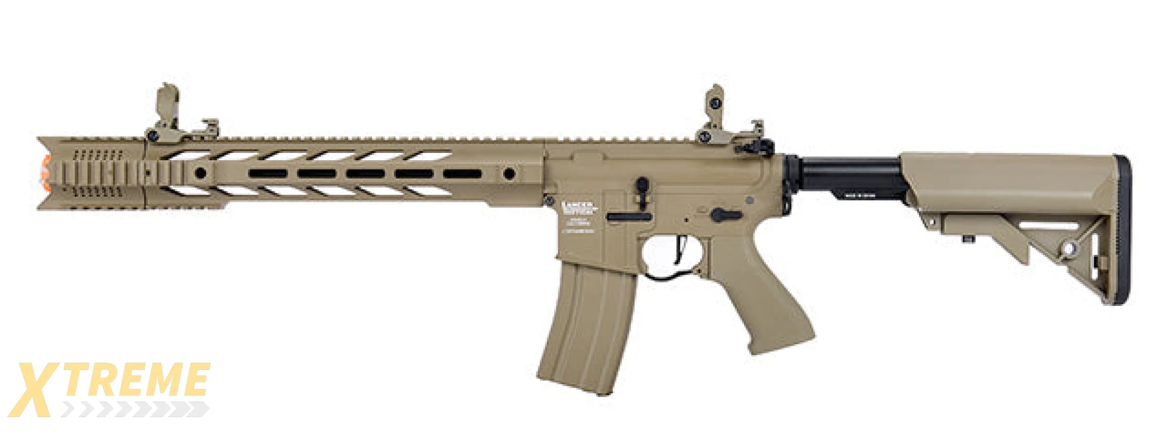 Lancer Tactical ProLine M4 SPR Interceptor Airsoft AEG Rifle (Color: Tan)