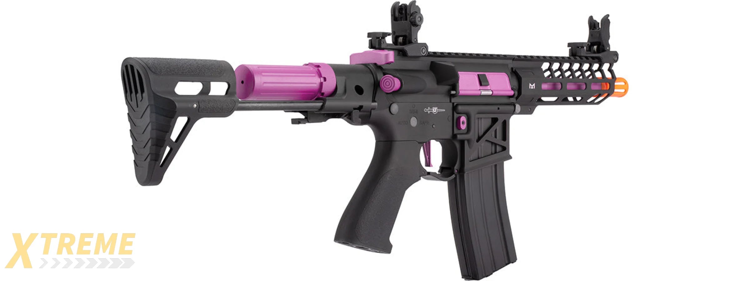 Lancer Tactical ProLine NEEDLETAIL PDW Skeleton AEG LOW FPS] (BLACK/PURPLE)