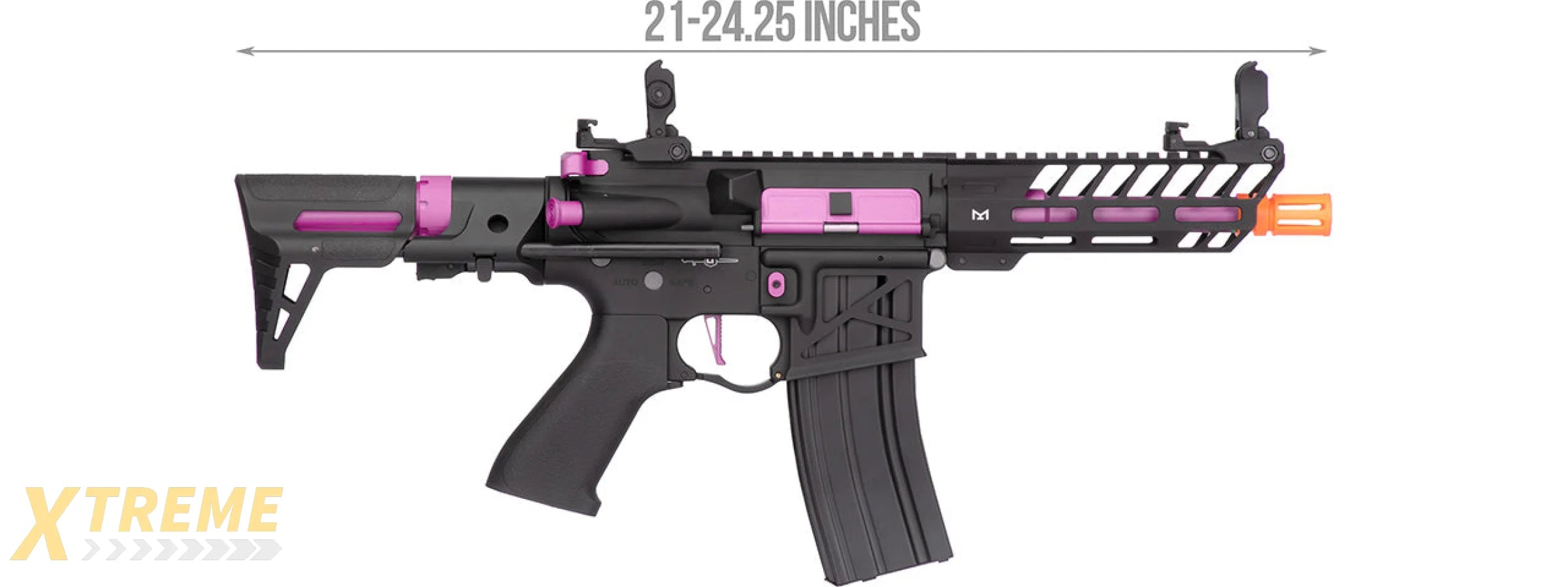 Lancer Tactical ProLine NEEDLETAIL PDW Skeleton AEG LOW FPS] (BLACK/PURPLE)