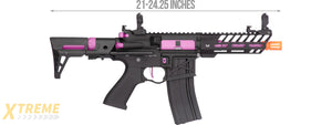 Lancer Tactical ProLine NEEDLETAIL PDW Skeleton AEG LOW FPS] (BLACK/PURPLE)