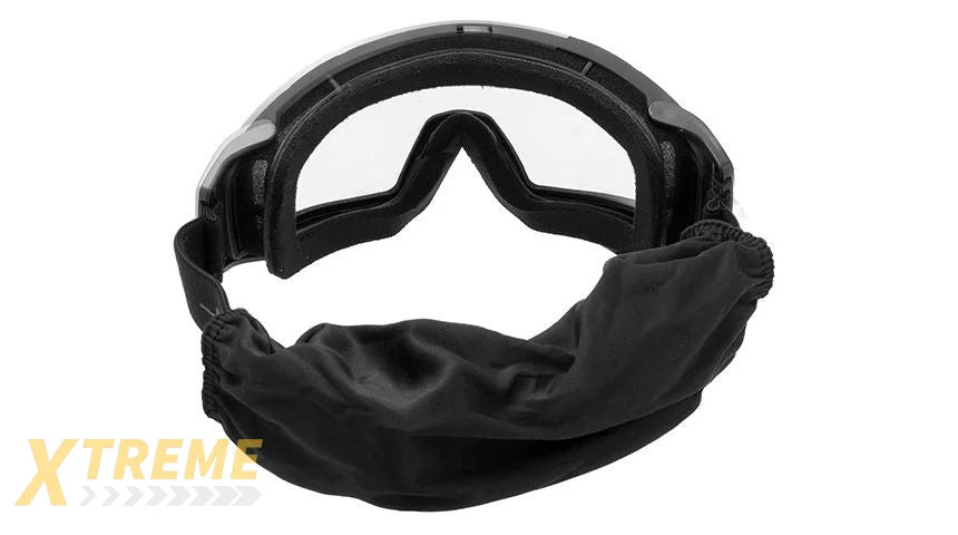 Lancer Tactical Rage Protective Black Airsoft Goggles Black