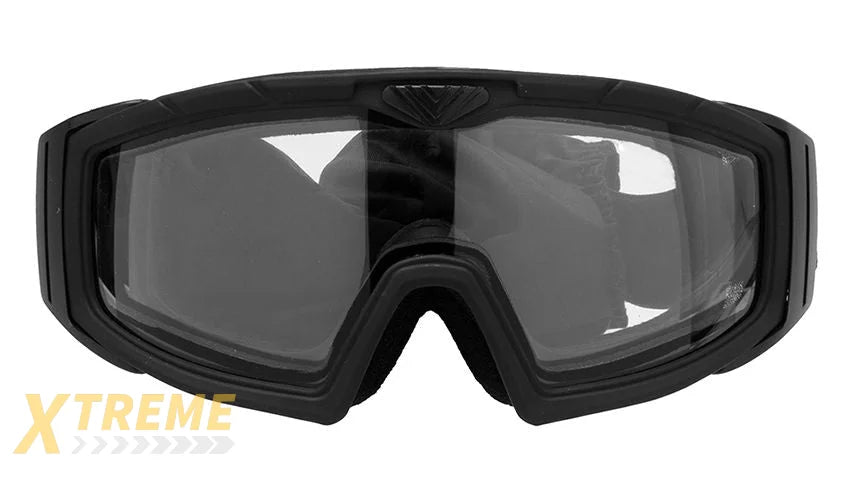 Lancer Tactical Rage Protective Black Airsoft Goggles Black
