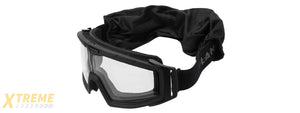 Lancer Tactical Rage Protective Black Airsoft Goggles (SMOKE/YELLOW/CLEAR LENS)