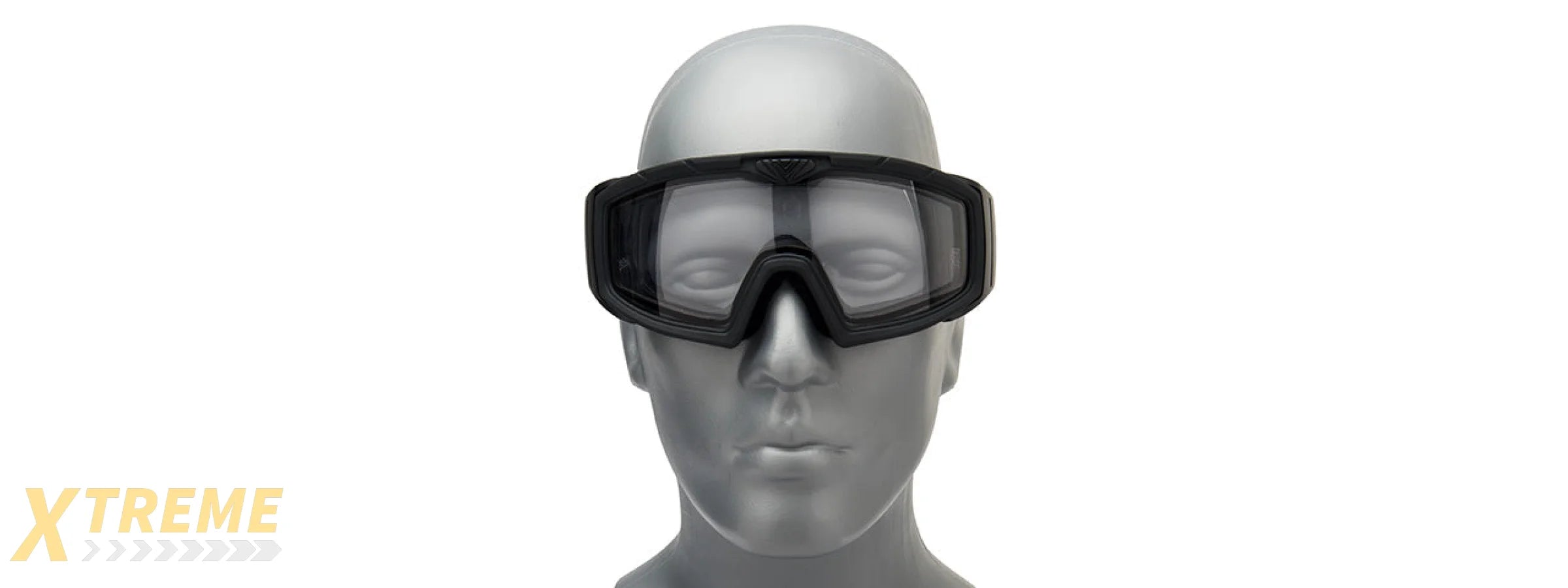 Lancer Tactical Rage Protective Black Airsoft Goggles (SMOKE/YELLOW/CLEAR LENS)