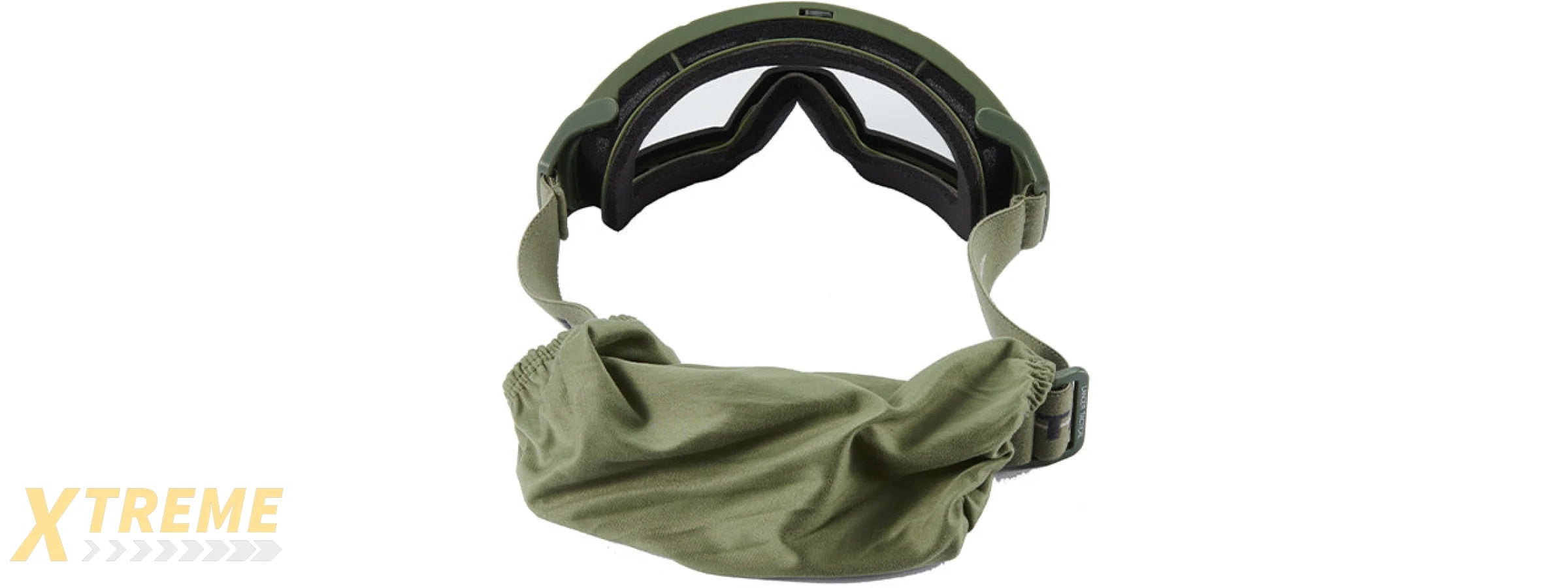 Lancer Tactical Rage Protective Green Airsoft Goggles (CLEAR LENS)