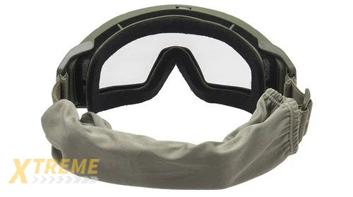 Lancer Tactical Rage Protective Green Airsoft Goggles Smoke Yellow Clear Lens