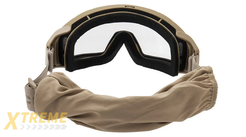 Lancer Tactical Rage Protective Tan Airsoft Goggles