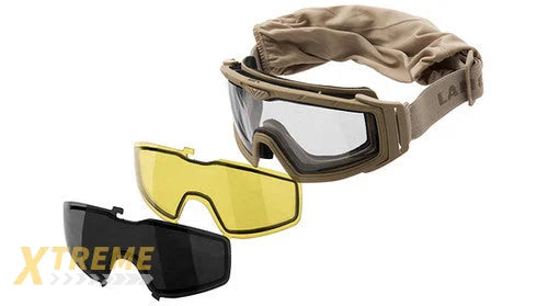 Lancer Tactical Rage Protective Tan Airsoft Goggles