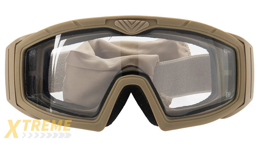 Lancer Tactical Rage Protective Tan Airsoft Goggles