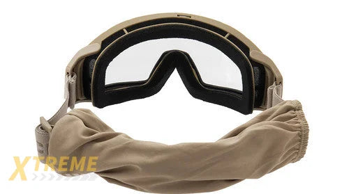 Lancer Tactical Rage Protective Tan Airsoft Goggles