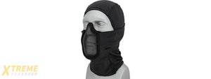 Lancer Tactical Shadow Warrior Hood Mesh Balaclava Face Mask (Color: Black)