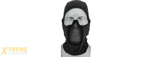 Lancer Tactical Shadow Warrior Hood Mesh Balaclava Face Mask (Color: Black)