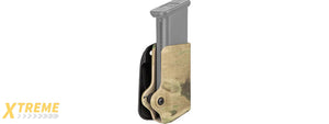 Lancer Tactical Single Magazine Pouch for Glock 17 (A-TACS FOLIAGE GREEN)