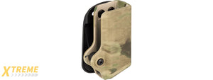 Lancer Tactical Single Magazine Pouch for Glock 17 (A-TACS FOLIAGE GREEN)