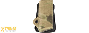 Lancer Tactical Single Magazine Pouch for Glock 17 (A-TACS FOLIAGE GREEN)