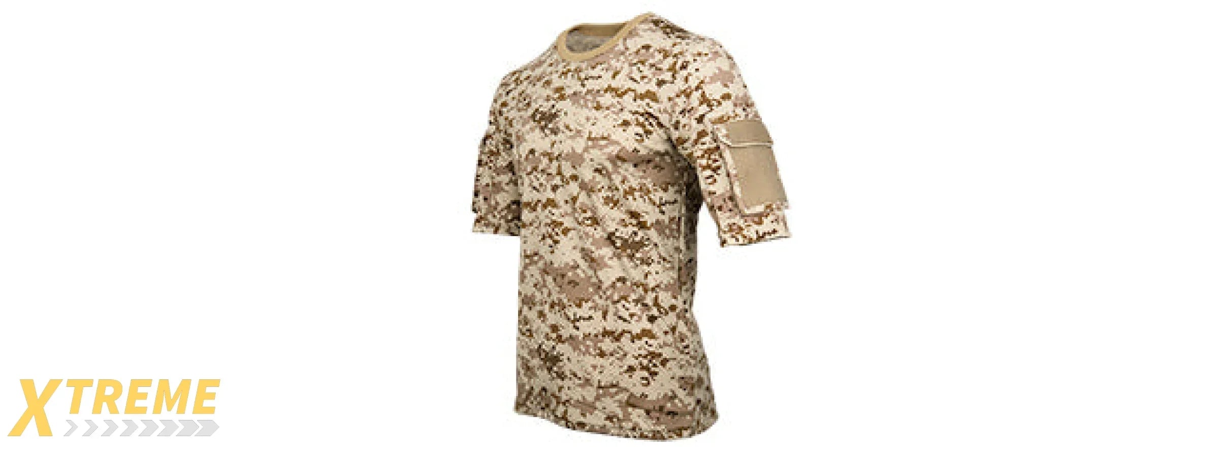 CA-2741DD-XS LANCER TACTICAL SPECIALIST ADHESION ARMS T-SHIRT - XS (DESERT DIGITAL)