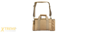 Lancer Tactical Weather Resistant Shooting Range Bag w/ Shoulder Strap (Color: Khaki)
