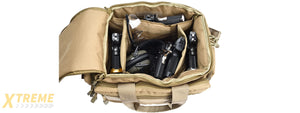 Lancer Tactical Weather Resistant Shooting Range Bag w/ Shoulder Strap (Color: Khaki)