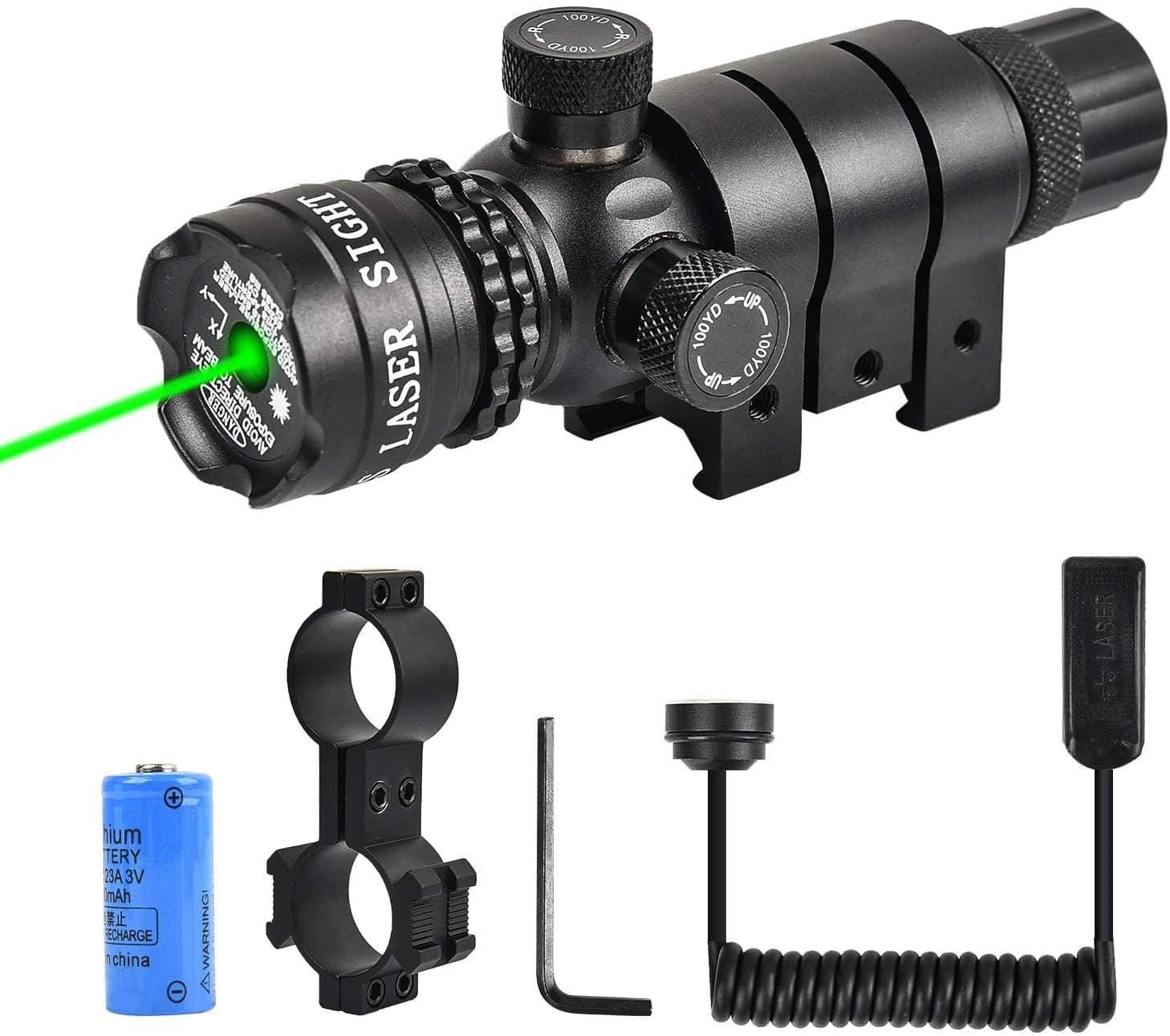 Green/Red Laser with 20mm Mount and Pressure Switch - XTREME Airsoft Superstore