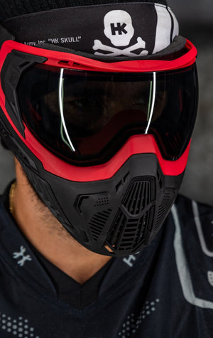 SLR Goggle - Lava (Red/Black) Smoke Lens - XTREME Airsoft Superstore