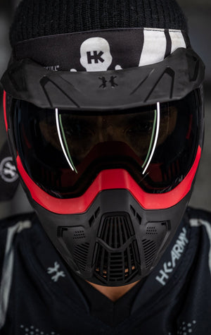SLR Goggle - Lava (Red/Black) Smoke Lens - XTREME Airsoft Superstore