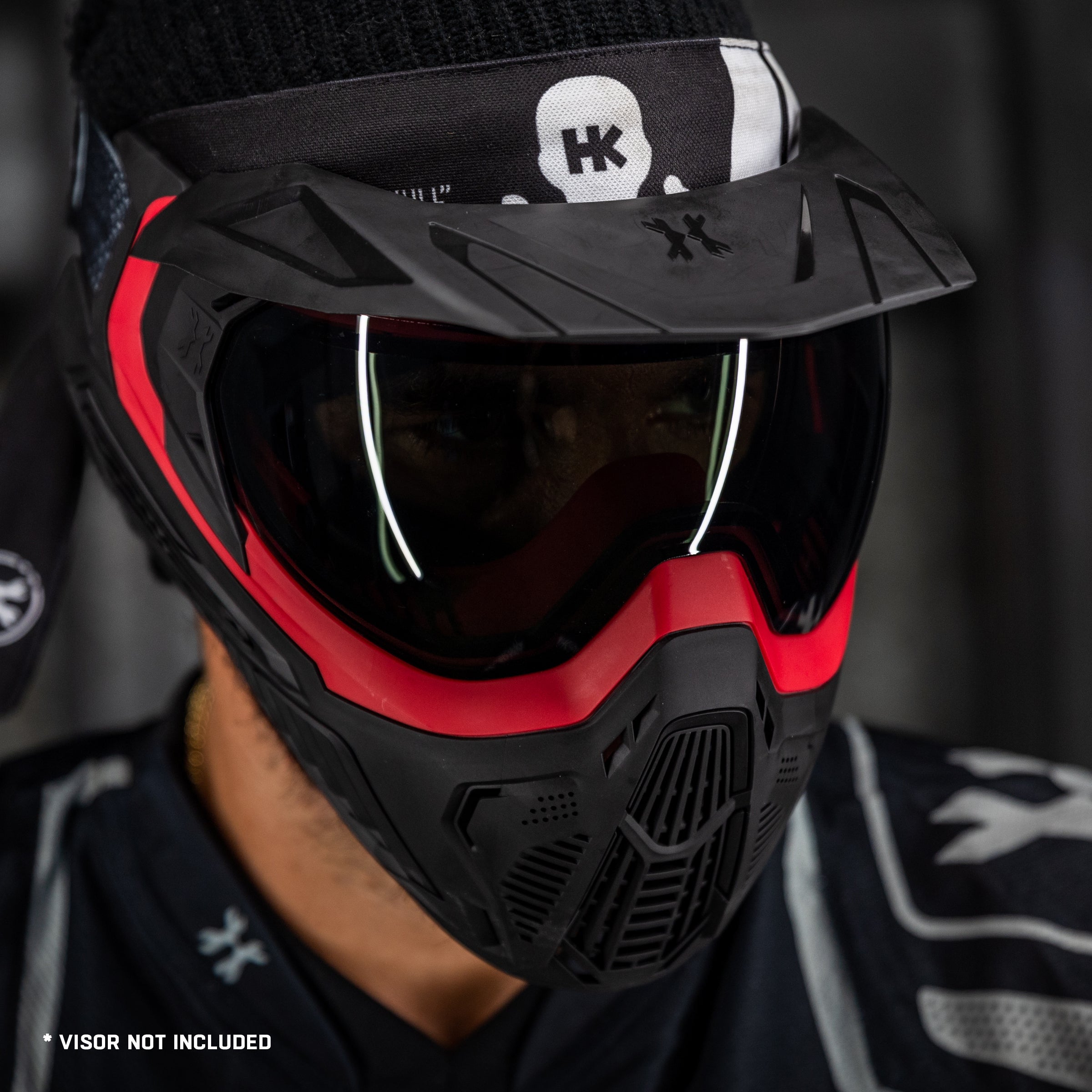 SLR Goggle - Lava (Red/Black) Smoke Lens - XTREME Airsoft Superstore