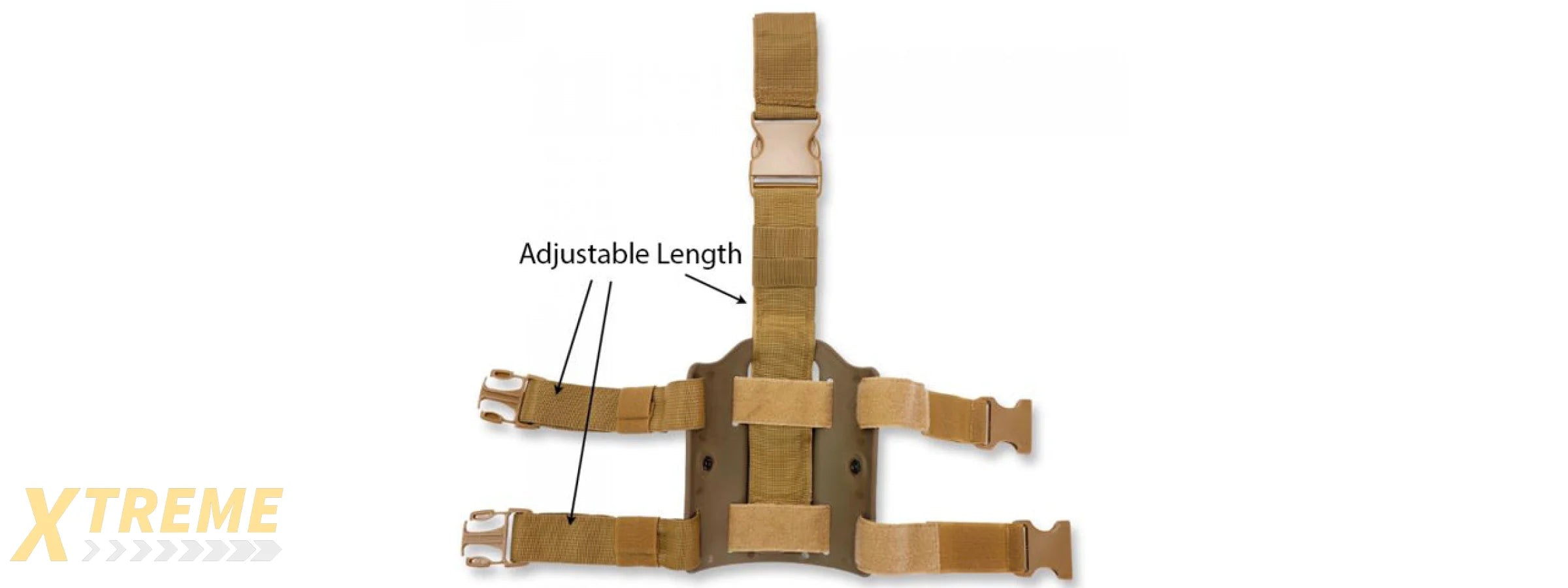 Laylax Drop Leg Holster Platform (Color: Tan)