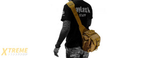 Laylax Military One-Shoulder Bag (Color: Black)